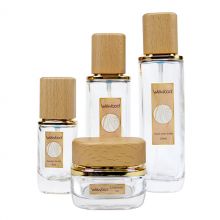 木(mù)蓋玻璃化(huà)妝品套裝包材